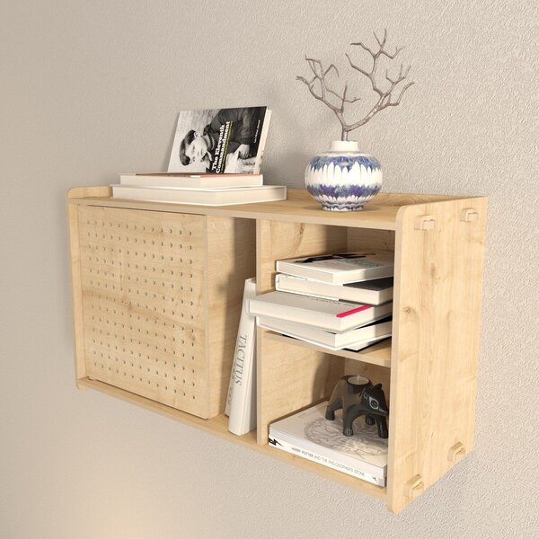 Hanah Home Fali polc Oak Fore - Tölgy