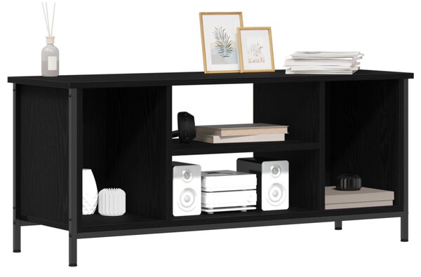 TV szekrény 102 x 35 x 45 cm Fekete tölgy Szerelt Fa