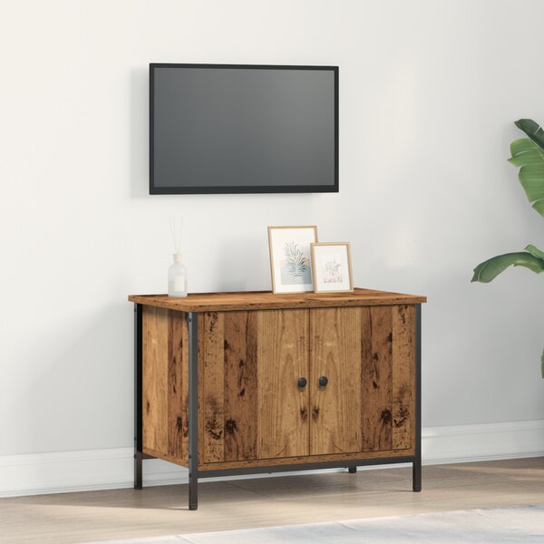 Régi Fa TV Állvány Régi fa Fa 60 x 35 x 45 cm Tartós TV Állvány