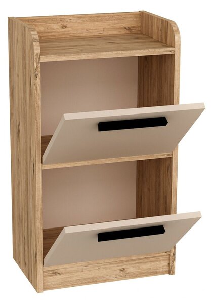 Hanah Home Nightstand Atlantic Pine Beige Luses