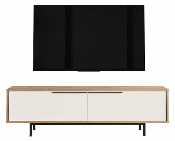 Hanah Home TV állvány Natúr fehér Boh1-Sw