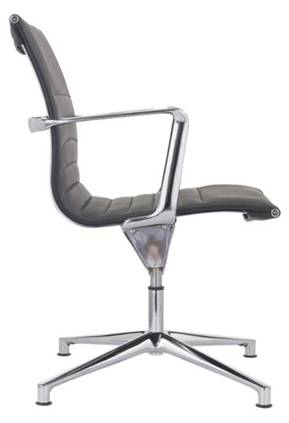 ANT-9045 Sophia modern alumíniumvázas bőr irodaszék