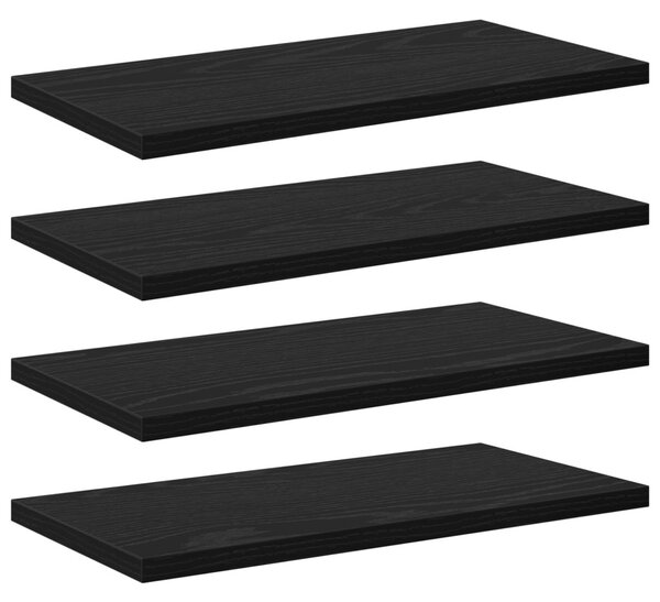 Polcos könyvespolc 3 szintes 4 db 40 x 20 x 1,5 cm Szerelt Fa