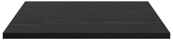 Polcos könyvespolc 4 pcs Fekete 40 x 40 x 1,5 cm Faanyag