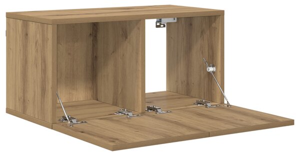 TV szekrény garnitúra 2 pcs Barna 60 x 30 x 30 cm Faanyag