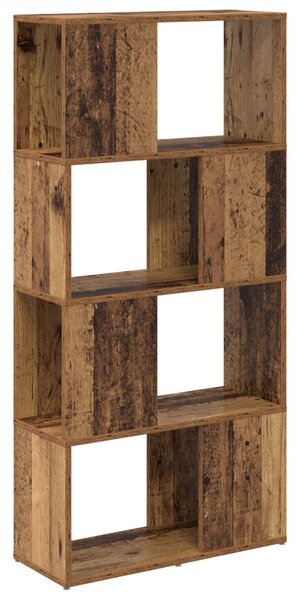 Tárolóegység Régi fa MDF 60 x 24 x 124 cm Tárolóegység