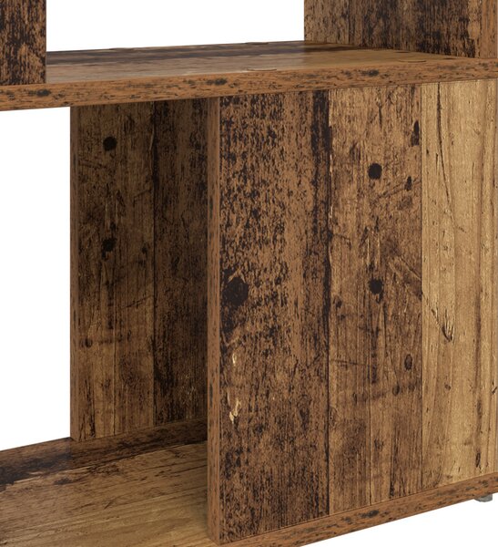 Tárolóegység Régi fa MDF 60 x 24 x 124 cm Tárolóegység