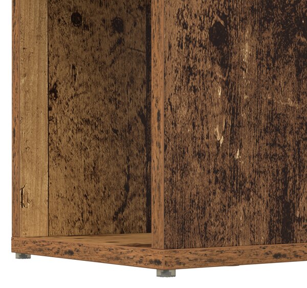 Tárolóegység Régi fa Tömör fa 80 x 24 x 155 cm