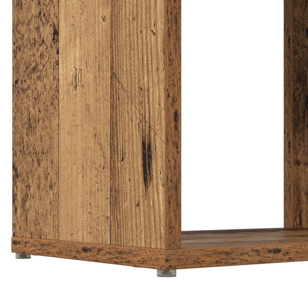 Tárolóegység Régi fa MDF 60 x 24 x 124 cm Tárolóegység