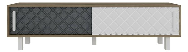 Hanah Home TV Stand Oak White Anthracite Rob - Ud, White, Anthracite