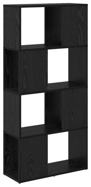 Könyvespolc Fekete tölgy Szerelt fa 60 x 24 x 124 cm