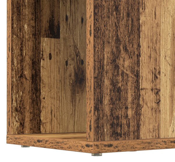 Könyvespolc Régi fa Szerelt fa 80 x 24 x 124 cm Polc