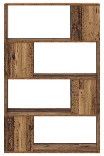 Könyvespolc Régi fa Szerelt fa 80 x 24 x 124 cm Polc