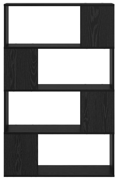TV szekrény garnitúra 80 x 24 x 125 cm Fekete Szerelt Fa
