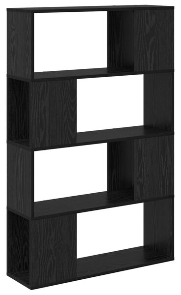 TV szekrény garnitúra 80 x 24 x 125 cm Fekete Szerelt Fa