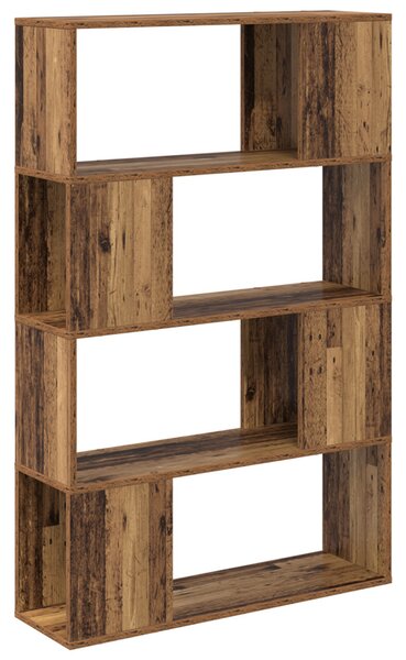 Könyvespolc Régi fa Szerelt fa 80 x 24 x 124 cm Polc