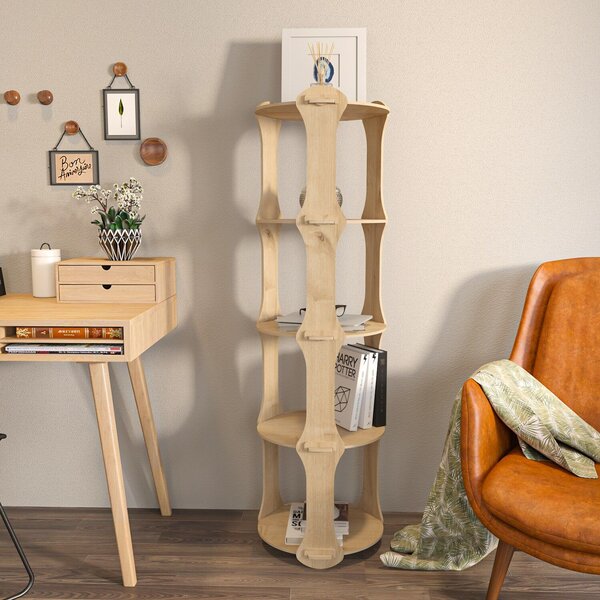 Hanah Home Yuvar Tölgy könyvespolc - Tölgy