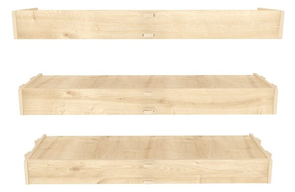Hanah Home Wall Shelf Oak Hiko - Oak