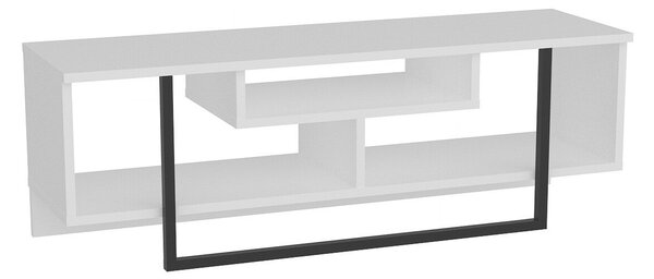 Hanah Home TV Stand White Black Asal (120) - White, Black