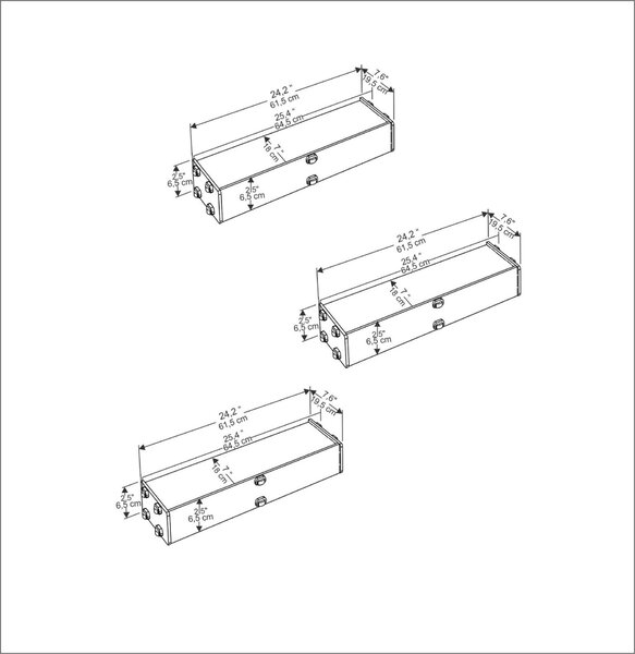 Hanah Home Wall Shelf Oak Hiko - Oak