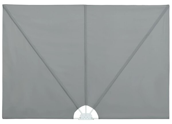 Szürke összecsukható terasz oldalárnyékoló 300 x 200 cm