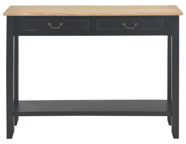 Fekete fa tálalóasztal 110 x 35 x 80 cm