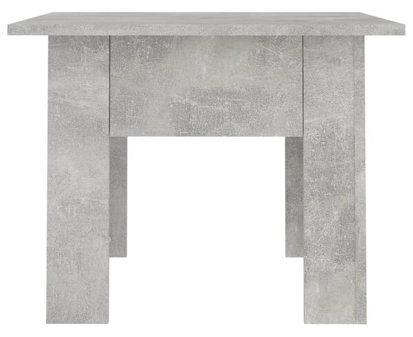Betonszürke szerelt fa dohányzóasztal 55 x 55 x 42 cm