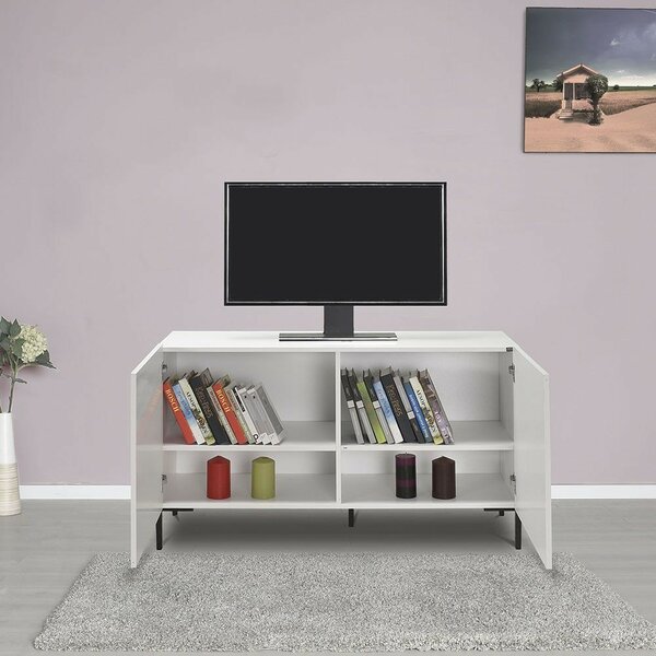 Hanah Home TV Stand Diamond White Tvc-722-Dd-1