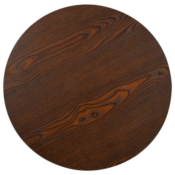 Sötétbarna MDF bisztróasztal 60 cm