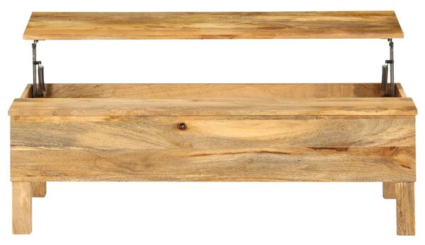 Tömör mangófa dohányzóasztal 110 x 55 x 35 cm