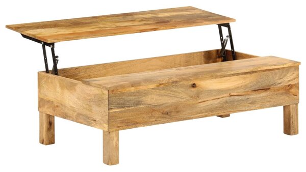 Tömör mangófa dohányzóasztal 110 x 55 x 35 cm