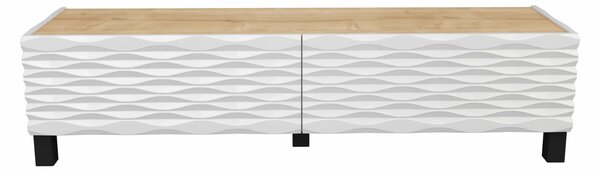 Hanah Home TV állvány SapphireWhite Lerze - zafír, fehér