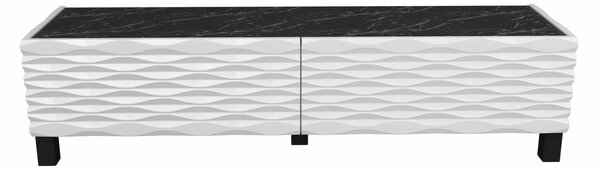Hanah Home Lerze TV állvány - fehér, fekete