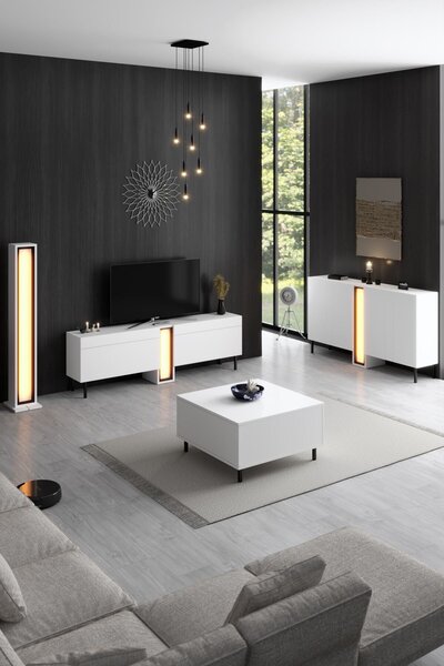 Hanah Home Floor Lamp White Nova - White