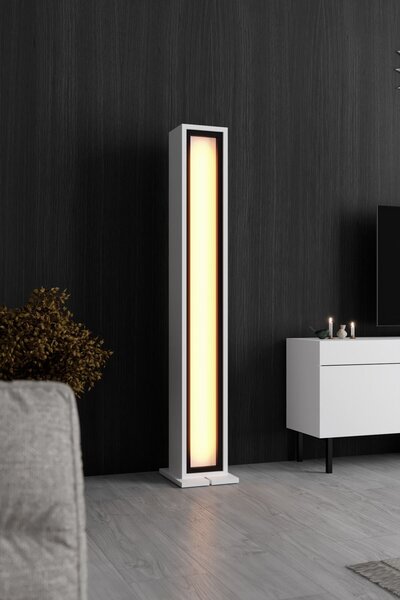 Hanah Home Floor Lamp White Nova - White