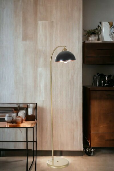 Opviq Floor Lamp Black Gold 8826-2