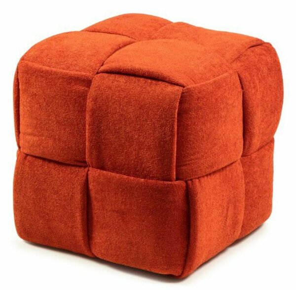 Atelier Del Sofa Kötött puff - Narancssárga