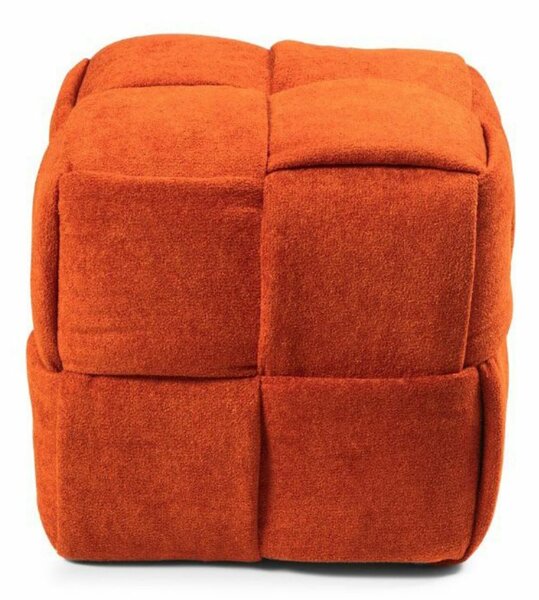 Atelier Del Sofa Kötött puff - Narancssárga