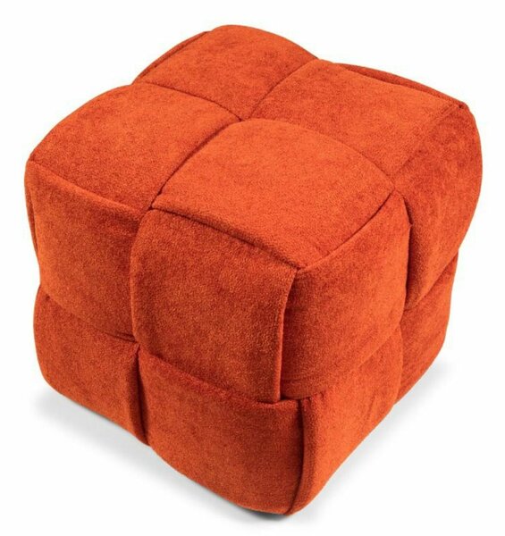 Atelier Del Sofa Kötött puff - Narancssárga