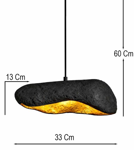 Opviq Csillár Fekete-arany BK304