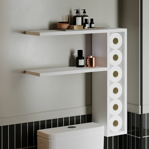 Hanah Home Fali polc Tiny Fehér - Fehér