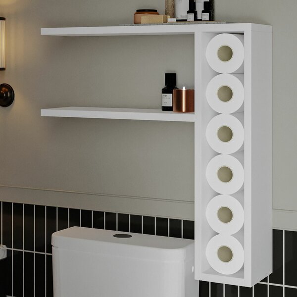 Hanah Home Fali polc Tiny Fehér - Fehér