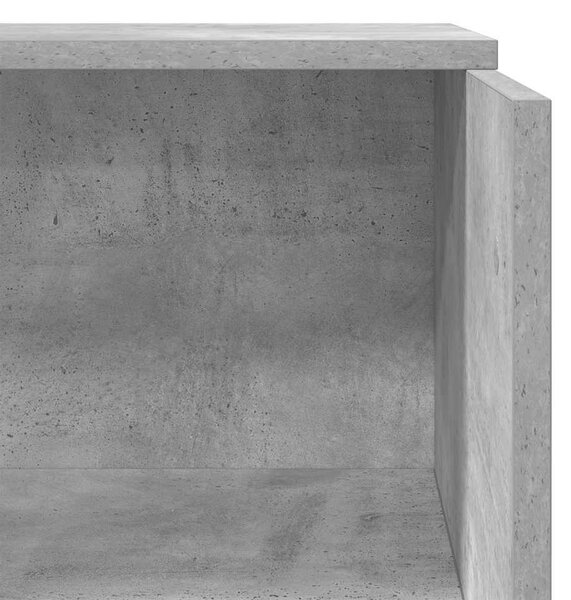 Recepciós pult betonszürke 55x50x103,5 cm szerelt fa