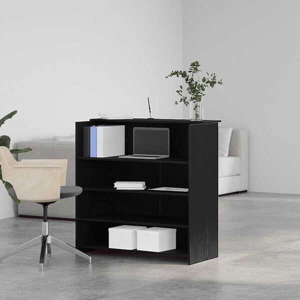 Fekete tölgyfa recepciósasztal 100 x 50 x 103,5 cm