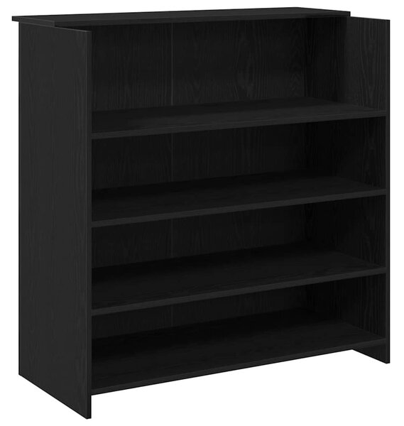 Fekete tölgyfa recepciósasztal 100 x 50 x 103,5 cm