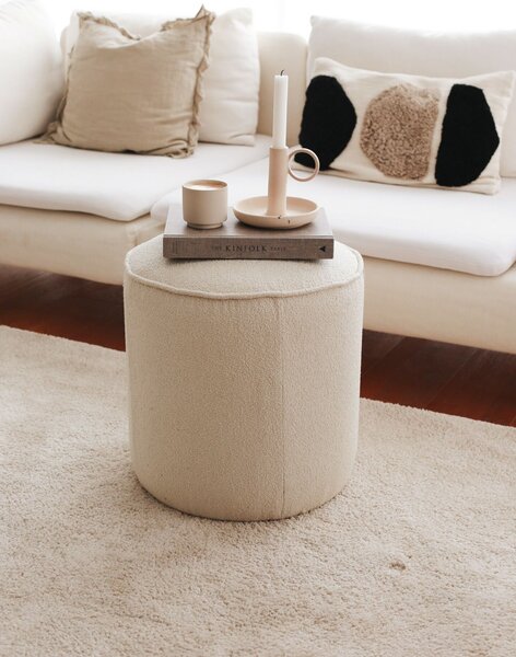 Atelier Del Sofa Puff Krém Teddy - Krém