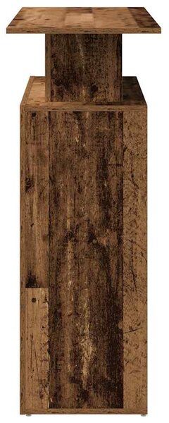 Recepciós pult antik fa 100x40x104 cm szerelt fa