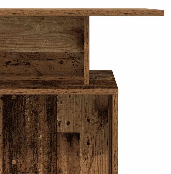 Recepciós pult antik fa 100x40x104 cm szerelt fa