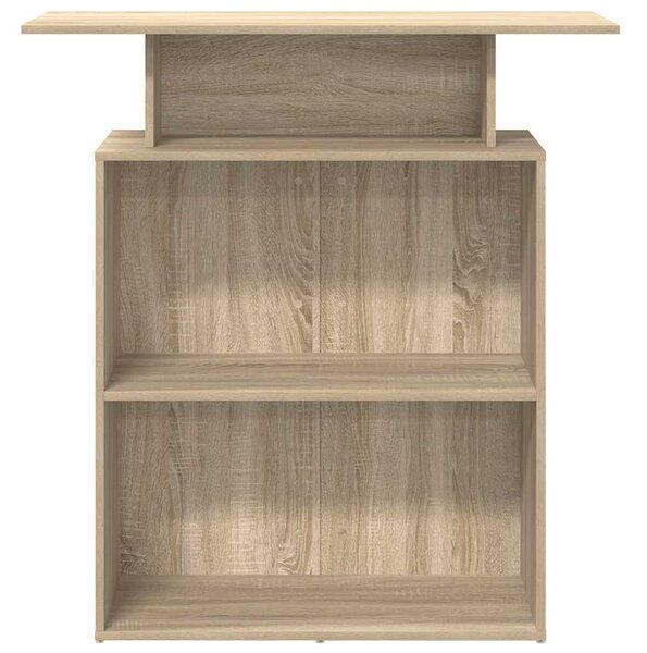 Recepciós pult sonoma tölgy 100x40x104 cm szerelt fa