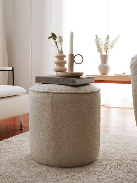 Atelier Del Sofa Puff Krém Teddy - Krém